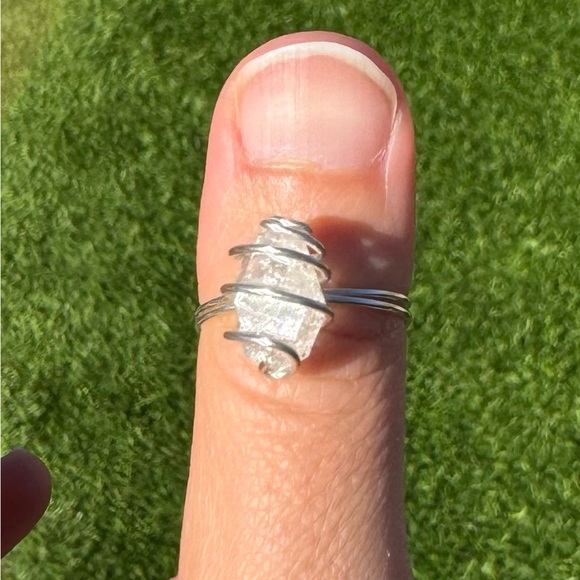 Sterling Silver Collection 🤩 Crystal Wrapped Rings!! - Picture 3 of 6